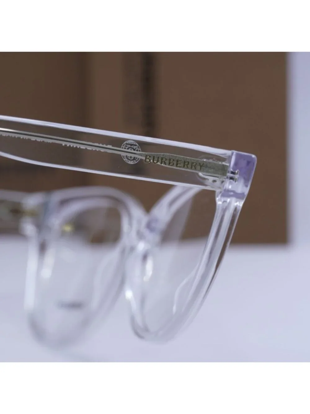 Burberry BE2375 3024 Cat Eye Eyeglasses 53mm - Transparent